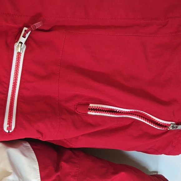 Marmot Red And White Ski Coat Size Small - Picture 5 of 11